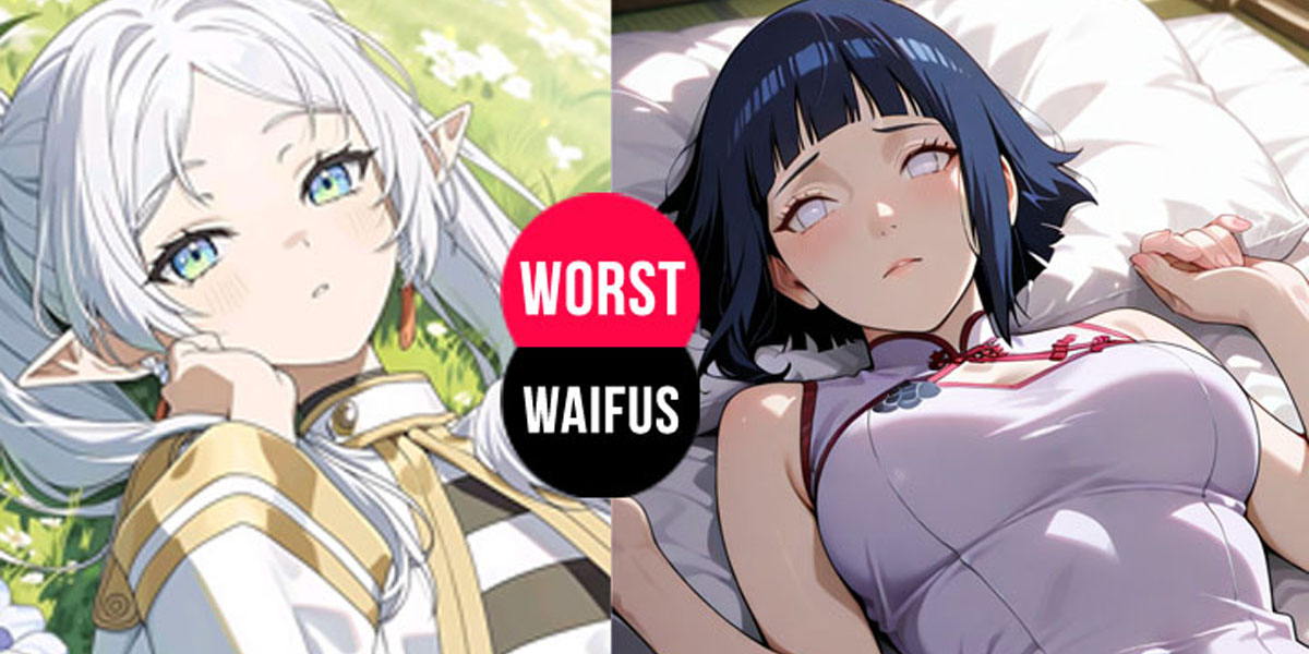 Featured characters from the waifu playlist